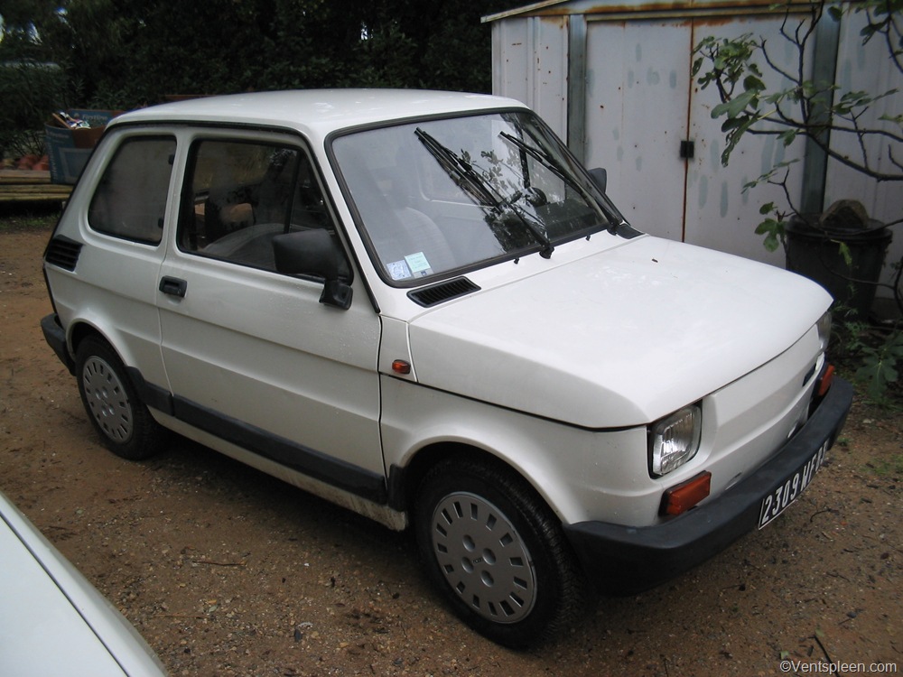 As it happens my luck was in they had a 13 year old Fiat 126 Bis in white